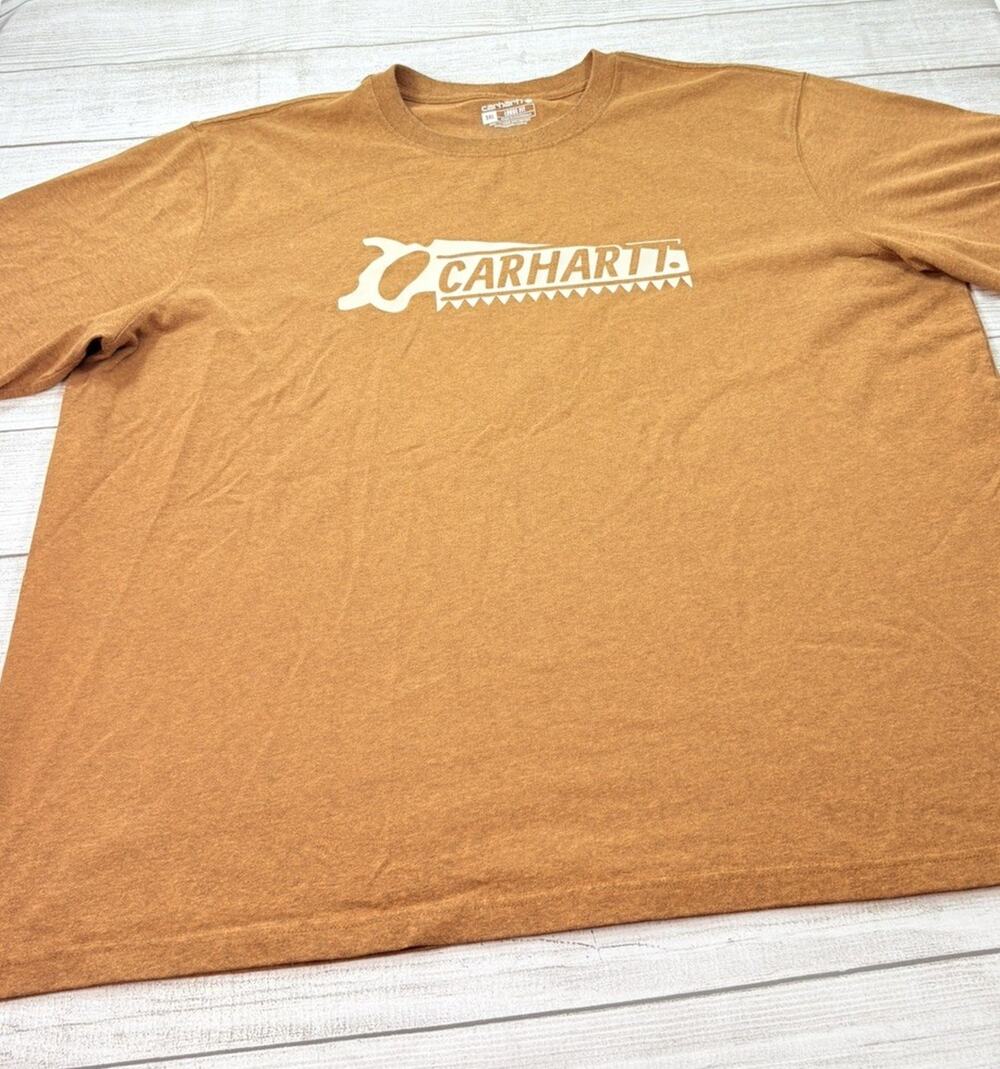 Carhartt Men's Loose Fit Graphic Saw T-Shirt Short Sleeve Size 3XL